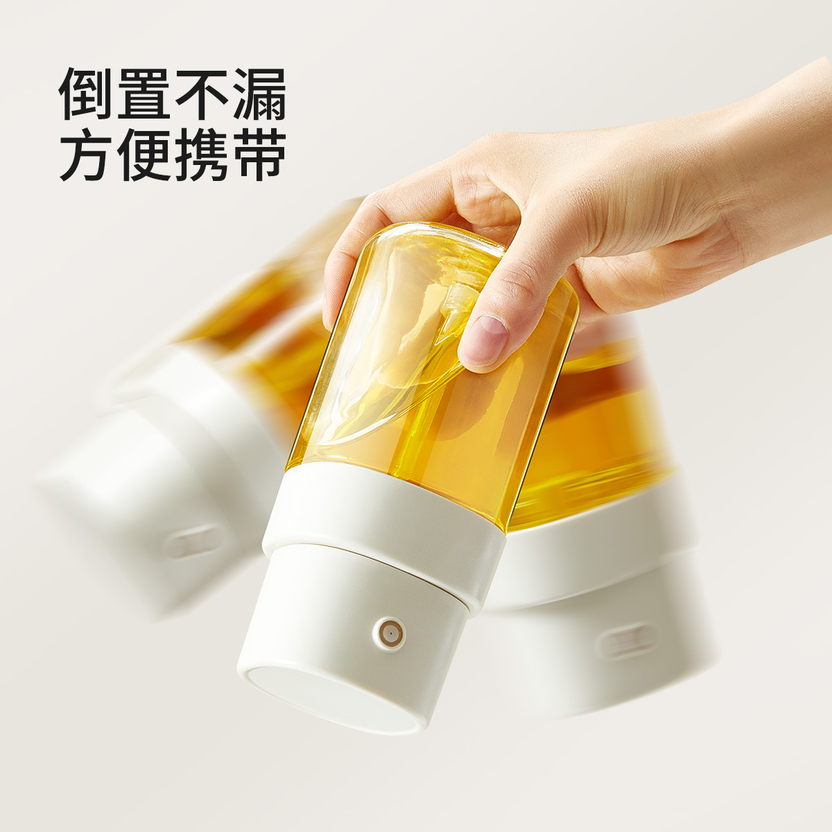 Press the atomizing oil spray bottle, glass household air fryer oil spray bottle, kitchen oil control bottle, barbecue oil bottle to prevent oil leakage Application Scenario