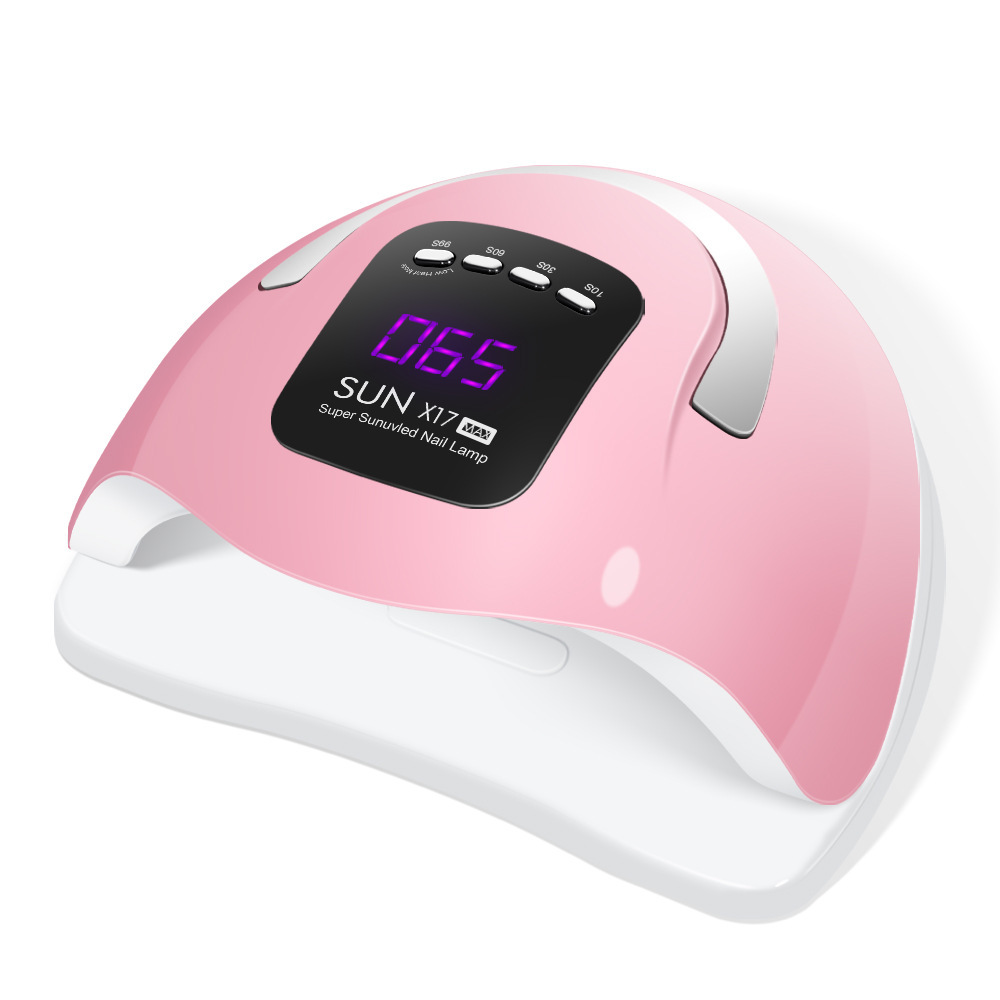 High power 180W nail light intelligent sensing non-black hand quick drying nail oil glue phototherapy machine professional LED nail baking