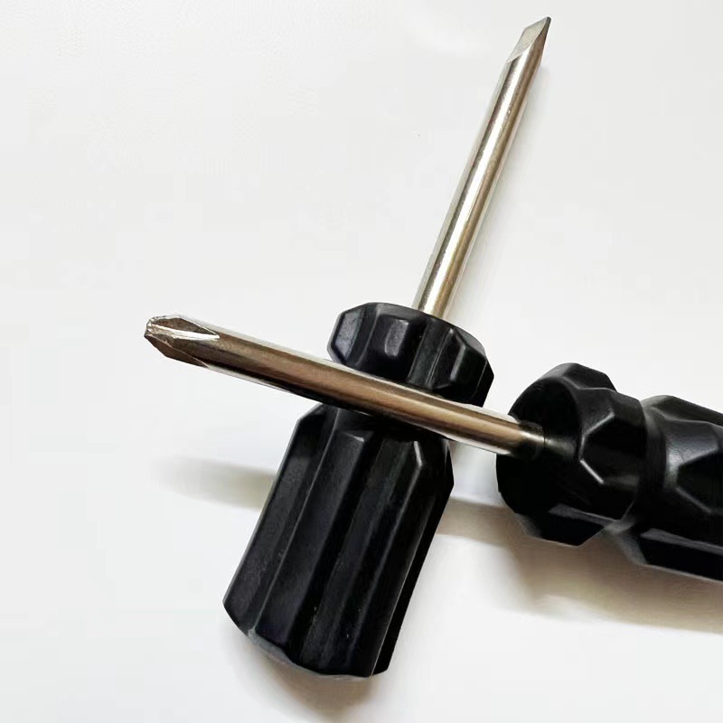 Strong magnetic cross radish head screwdriver 5.0 cross handle black handle screwdriver cross repair tool accessories details Picture