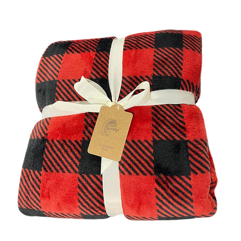 Printed Flannel Blanket Sheet Office Nap Blanket Small Quilt Single Student Dormitory Thin Sofa Cover Legs Item Picture
