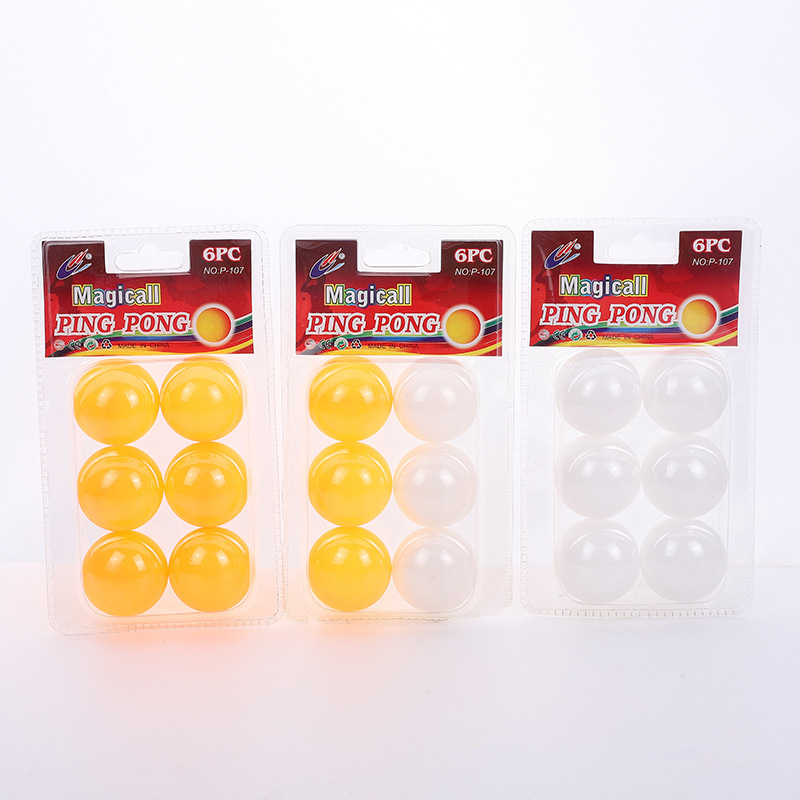 Table Tennis Wholesale 3 Pack 6 Pack Suction Card Foreign Trade Hot Manufacturers Direct Children's Entertainment 40Mmpp Specification drawing