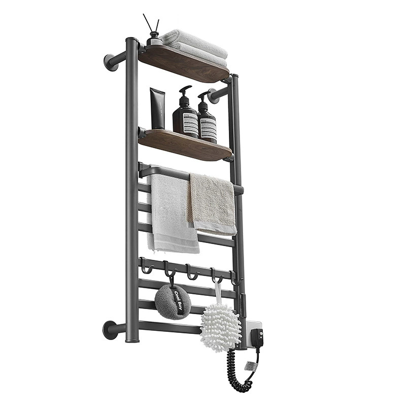 电热毛巾架智能消毒杀菌加热烘干架浴室卫生间浴巾架新款