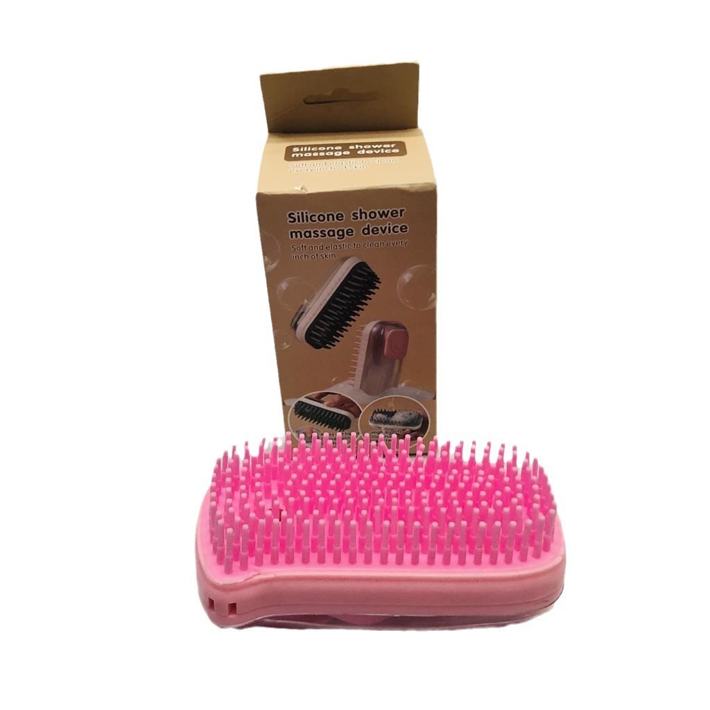 Bath Brush Clean Soft Hair Massage Brush Plus Liquid Laundry Brush Live Supply Rs-300223 Specification drawing