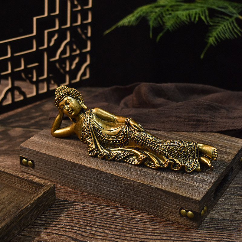 Cross-Border Creative Southeast Asia Antique Buddha Head Wholesale Resin Crafts Amazon Gifts Home Decor Specification drawing