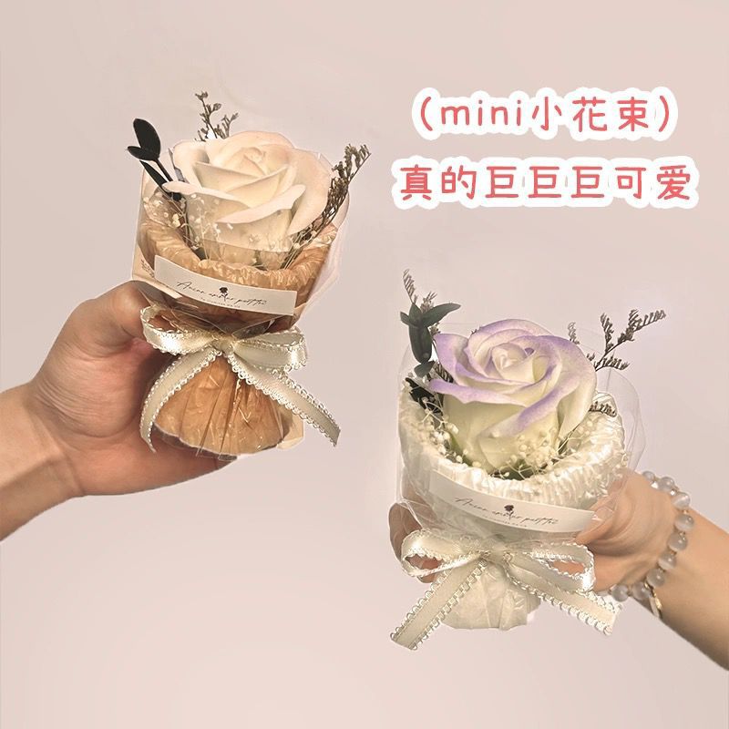 仿真花礼盒实物图