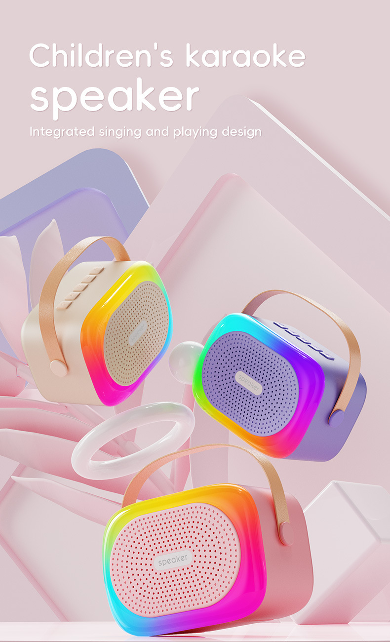 跨境热销无线蓝牙小音箱便携家庭户外唱歌专用话筒音响一体麦克风详情7