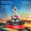 New car solar-powered crown perfume stand ornament, car rotating diamond-encrusted crown aromatherapy car decorative perfume Specification image