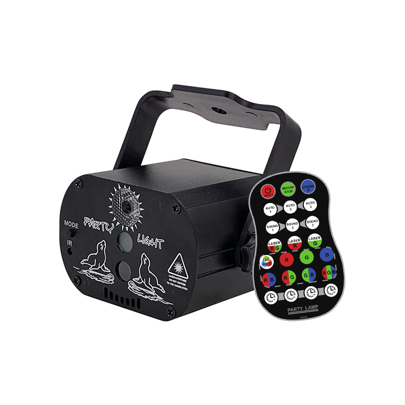 LED迷你激/ktv声控闪白底实物图