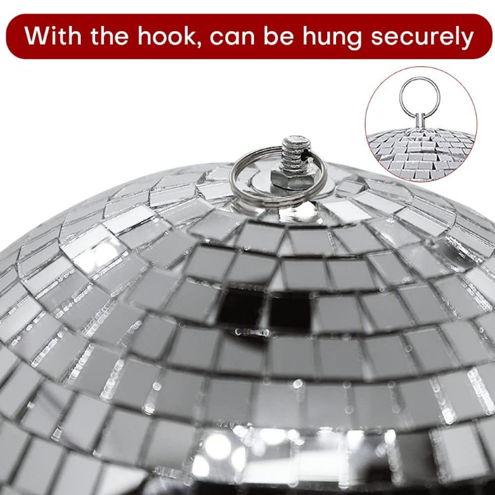 Mirror Glass Ball Reflective Ball Reflective Ball Stage Decoration Wedding Ktv Bar Light Stage Lighting Special Effects Equipment details Picture