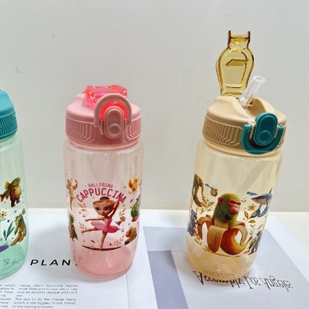 Wholesale of overseas best-selling Shan Hai Jing series water cups, children's water cups, straws for direct drinking, and student hand-held space cups Application Scenario