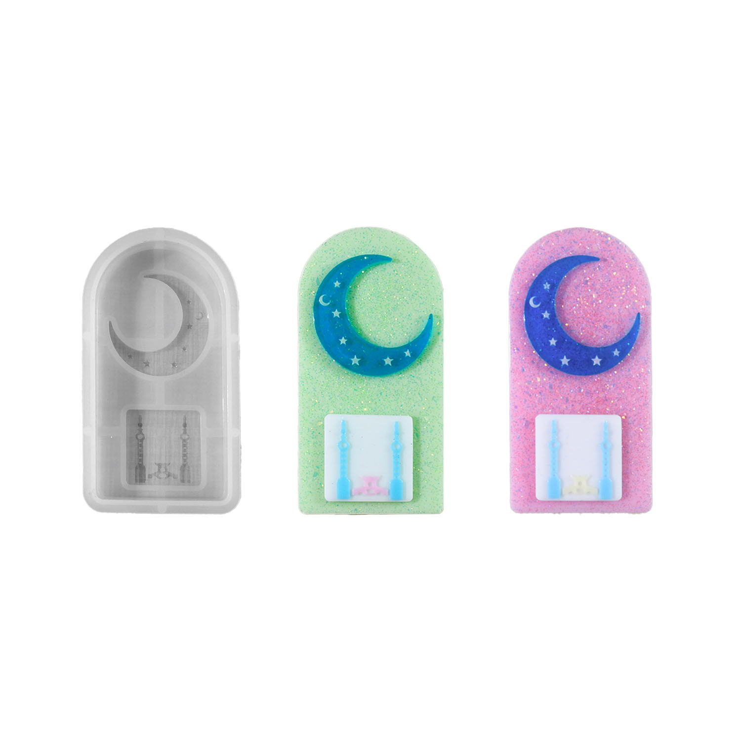 diy resin mold, Moon castle arched decorative item, silicone mold, gypsum scented candle mold Item Picture
