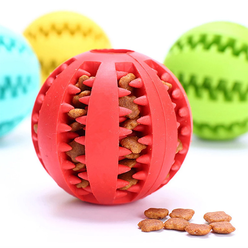 Pet dog toys for self-entertainment and boredom, teeth grinding, food leakage balls, durable bites, little dog hiding watermelon balls, dog toys can't be bitten through