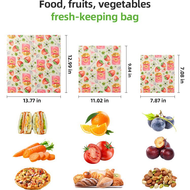 Source factory wholesale food-grade beeswax wraps, beeswax bread bags organic beeswax wraps details Picture
