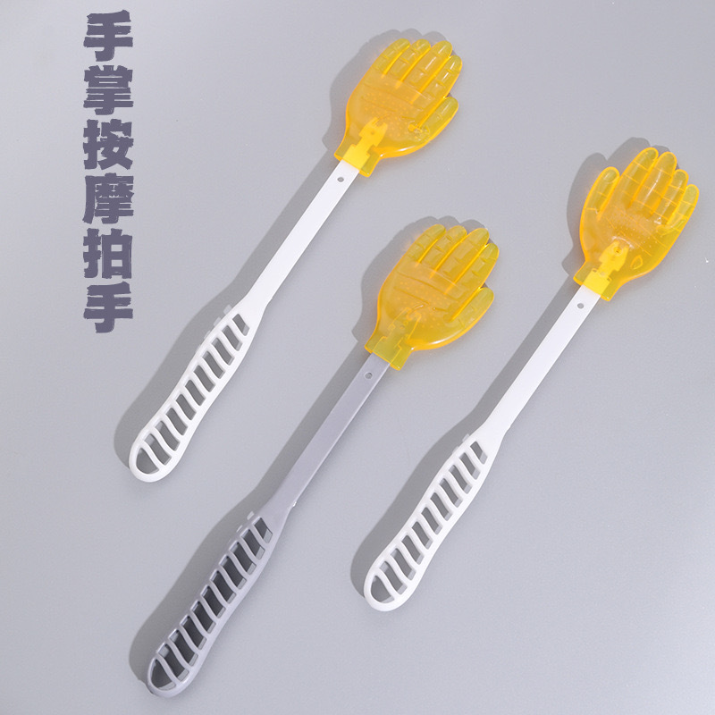 拍痧掌五行雷音经络拍按摩捶养生拍痧板硅胶手掌小黄手拍