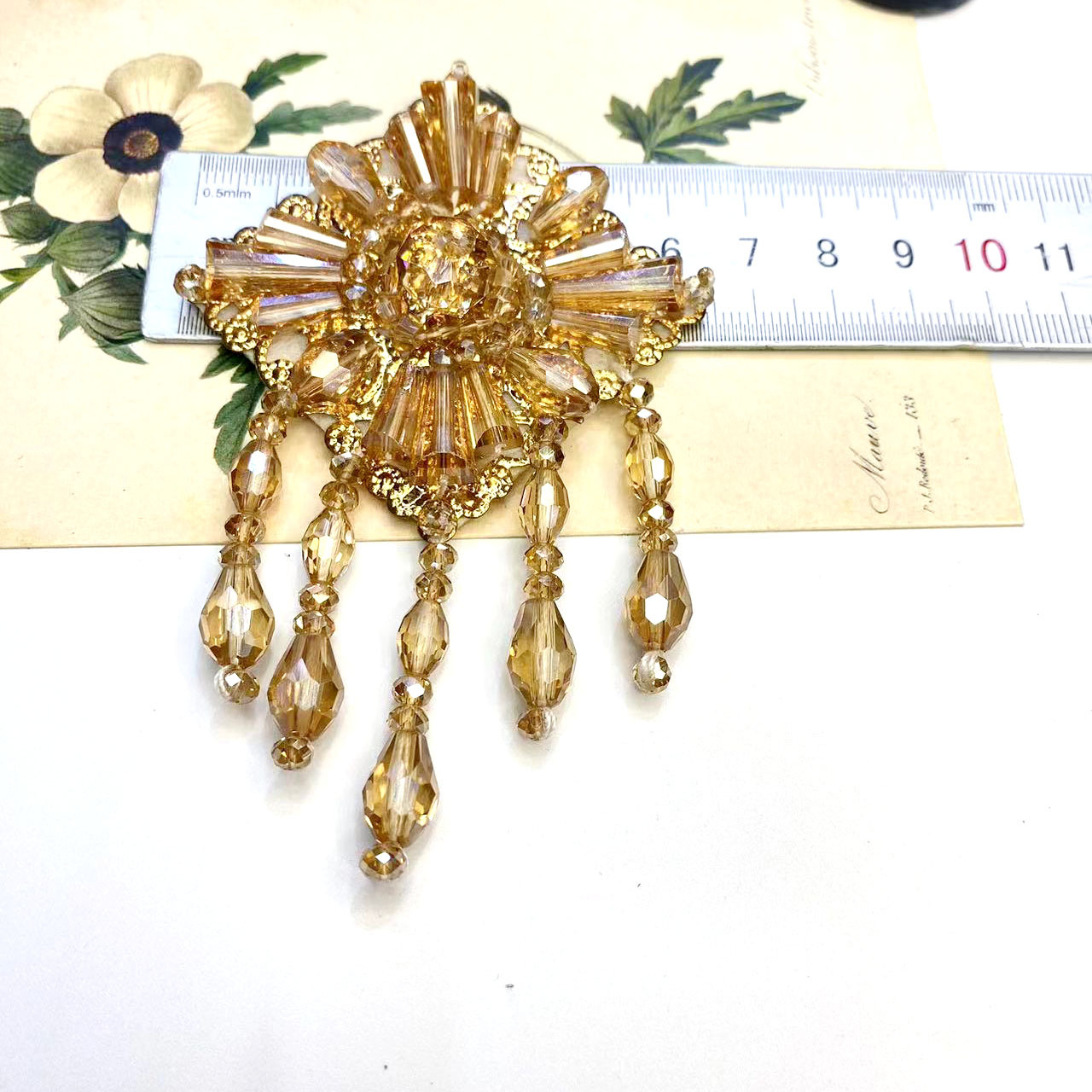 韩版水晶发饰/鞋子帽子服饰辅料配件细节图