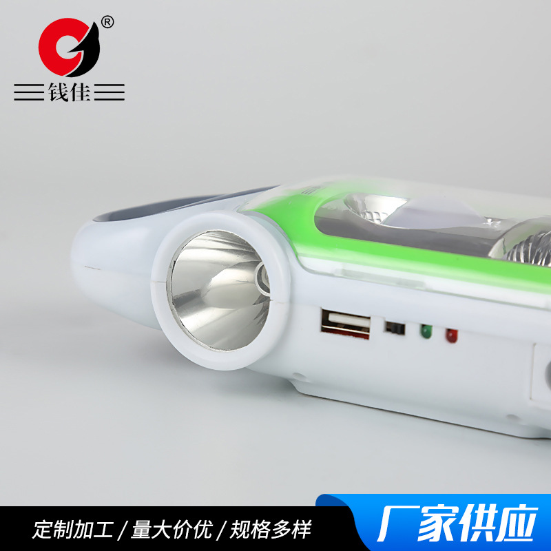 The manufacturer supplies outdoor hiking three-head lamps, portable portable solar plastic flashlights Application Scenario
