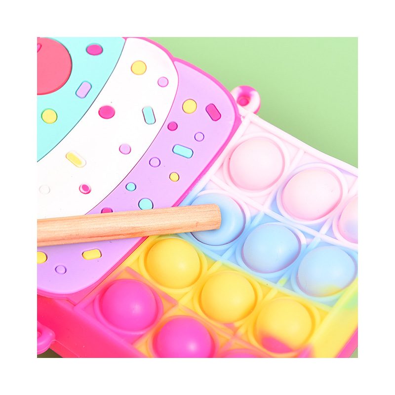 Cake Silicone Bag Pinch Le Rat Killer Pioneer Coin Purse Toy Bag Cute Kids Crossbody Bag Headphone Bag In Stock Item Picture