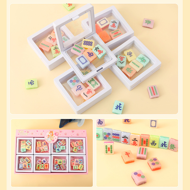 Three-Dimensional Shape Universal Stick Tent Crafts Handmade Diy Stick Happy Food Play Resin Material Gift Set Application Scenario