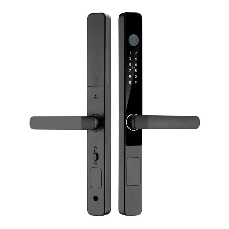 S608锌合金IP65防水断桥铝通通涂鸦WIFI智能家居app指纹密码卡片
