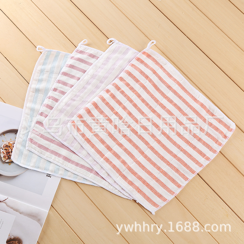 【持嘉】加厚洗碗巾百洁布抹布家务清洁去油污箭头印花锅碗清洁用