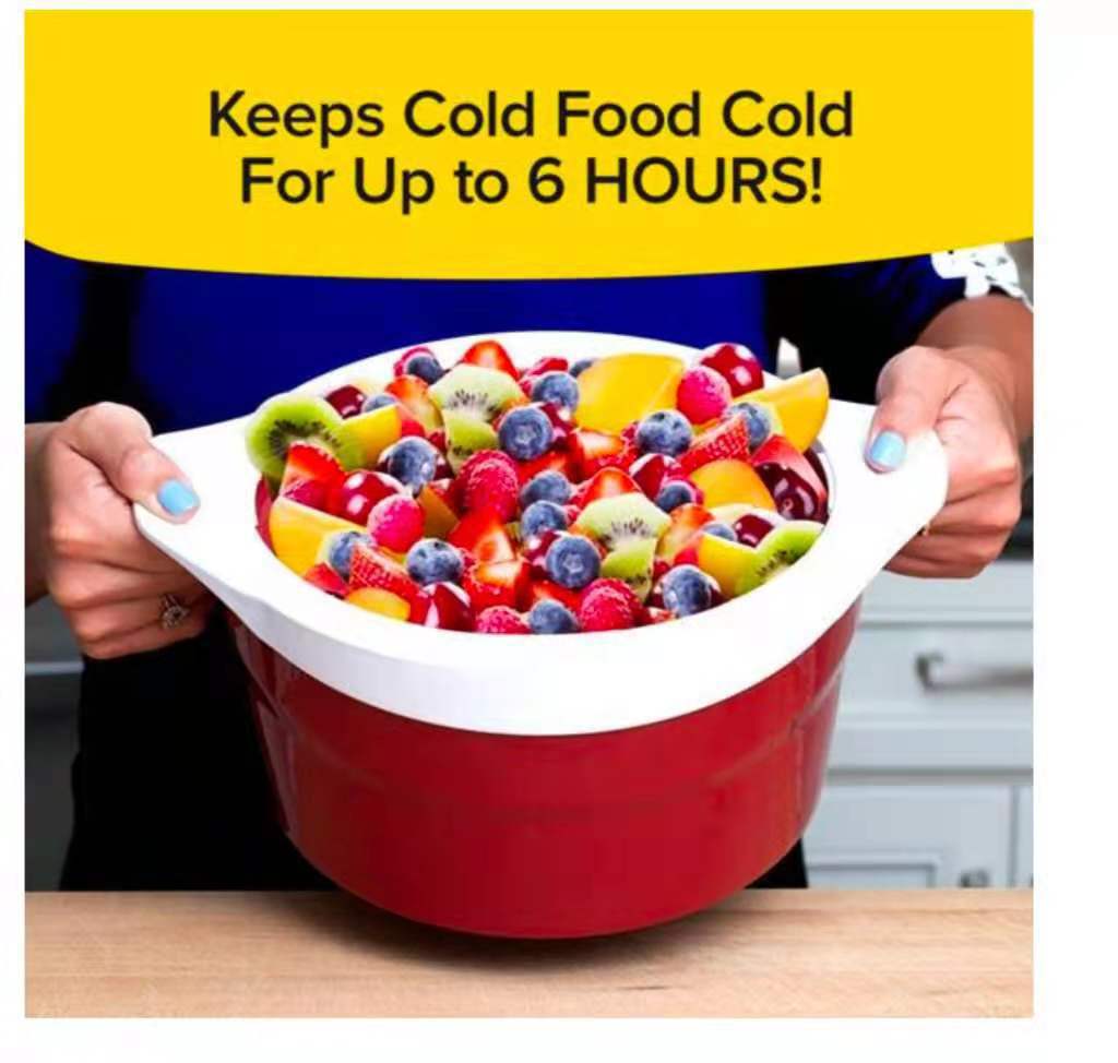 Cross-border insulated tableware, children's meal bowls, anti-drop and non-dropping LIDS, plastic insulated bowls, 6-hour insulated POTS for rice and soup Application Scenario