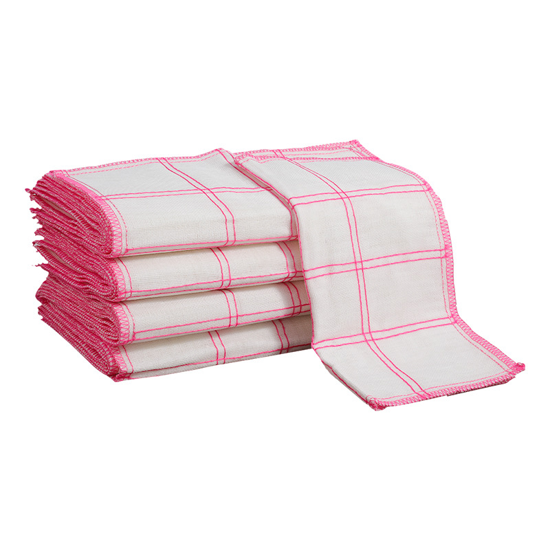Pure cotton cloth absorbs water and does not easily stick to oil. Cotton dishcloth, scouring pad, hotel kitchen special cotton yarn dishcloth Item Picture