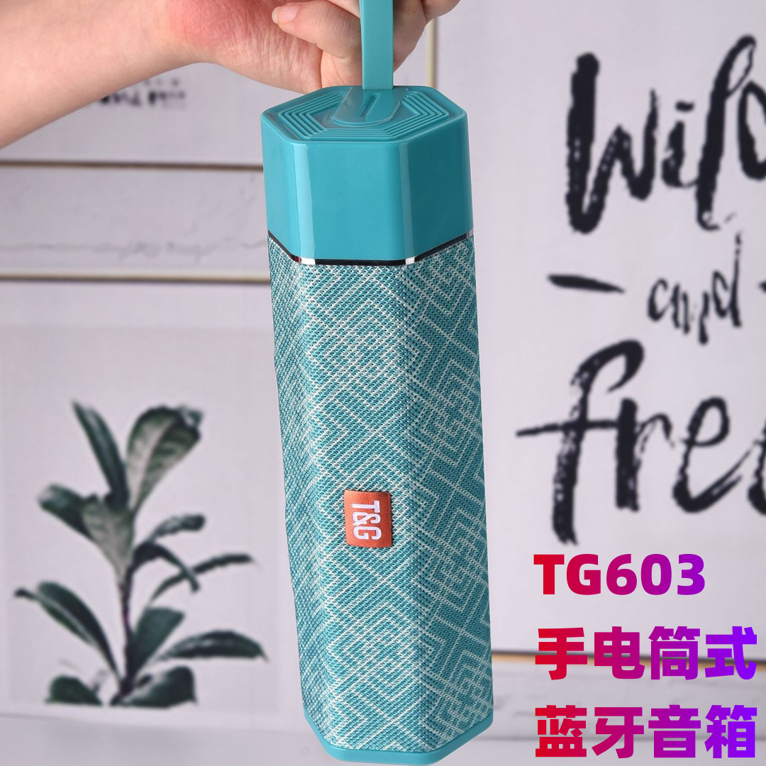 TG-603 bluetooth speaker tela LED linterna al aire libre portátil inalámbrico bluetooth pequeño audio pesado subwoofer