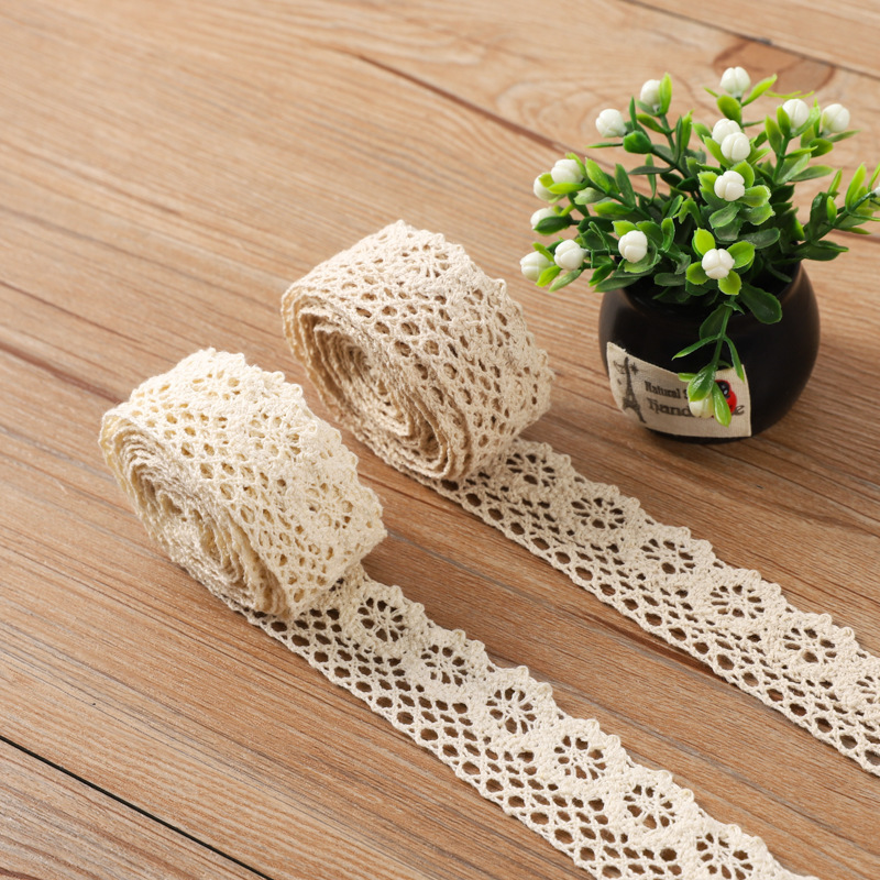 Wholesale of cotton thread lace trim, small chanel-style clothing collars, bow accessories, sofa fabric lace accessories from the manufacturer Application Scenario