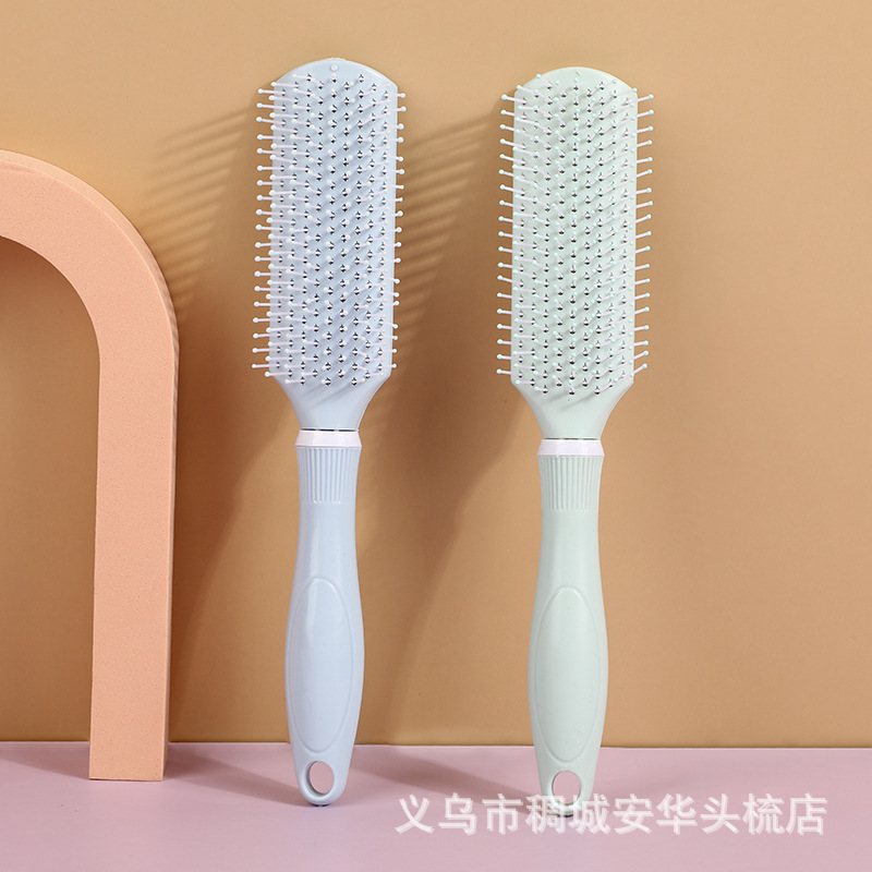 Solid Color Fashion New Hair Massage Comb Memory Elastic Comb Is Not Easy To Electrostatic Abs Dry And Wet Comb