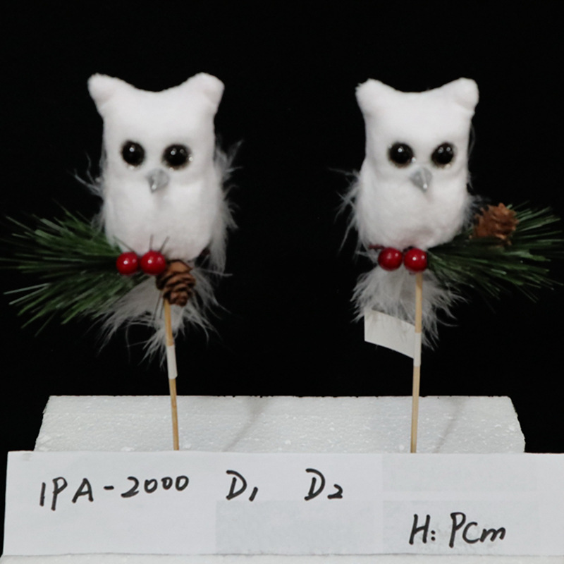 The 2023 new Christmas Owl, Snowman, Elf, Old Man and Elk flower arrangement series is universal and cute details Picture