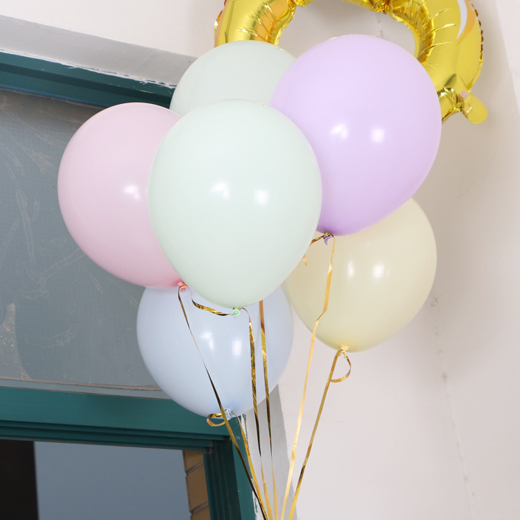 厂家批发10寸马卡龙气球节日装饰婚庆布置气球 2.2g马卡龙气球详情图2