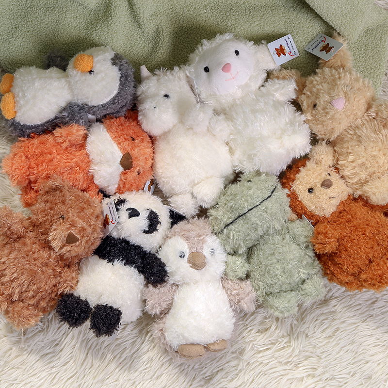 Wholesale of cross-border short-legged animal dolls, plush toys, birthday gifts, girls pressing on the bed and throwing cloth dolls Specification image