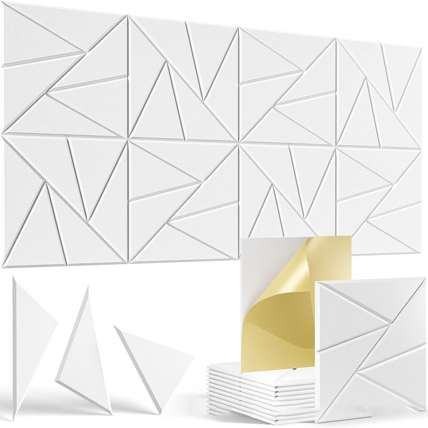 Cross-border polyester fiber sound-absorbing board, wall decoration sound insulation material, sound insulation board for cinemas, KTVS and recording studios details Picture