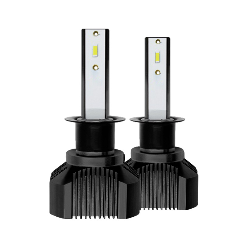 General LED lights for automotive parts M1-H1, H3, H4, H7, 18W high-power two-sided light-emitting LED automotive headlights details Picture