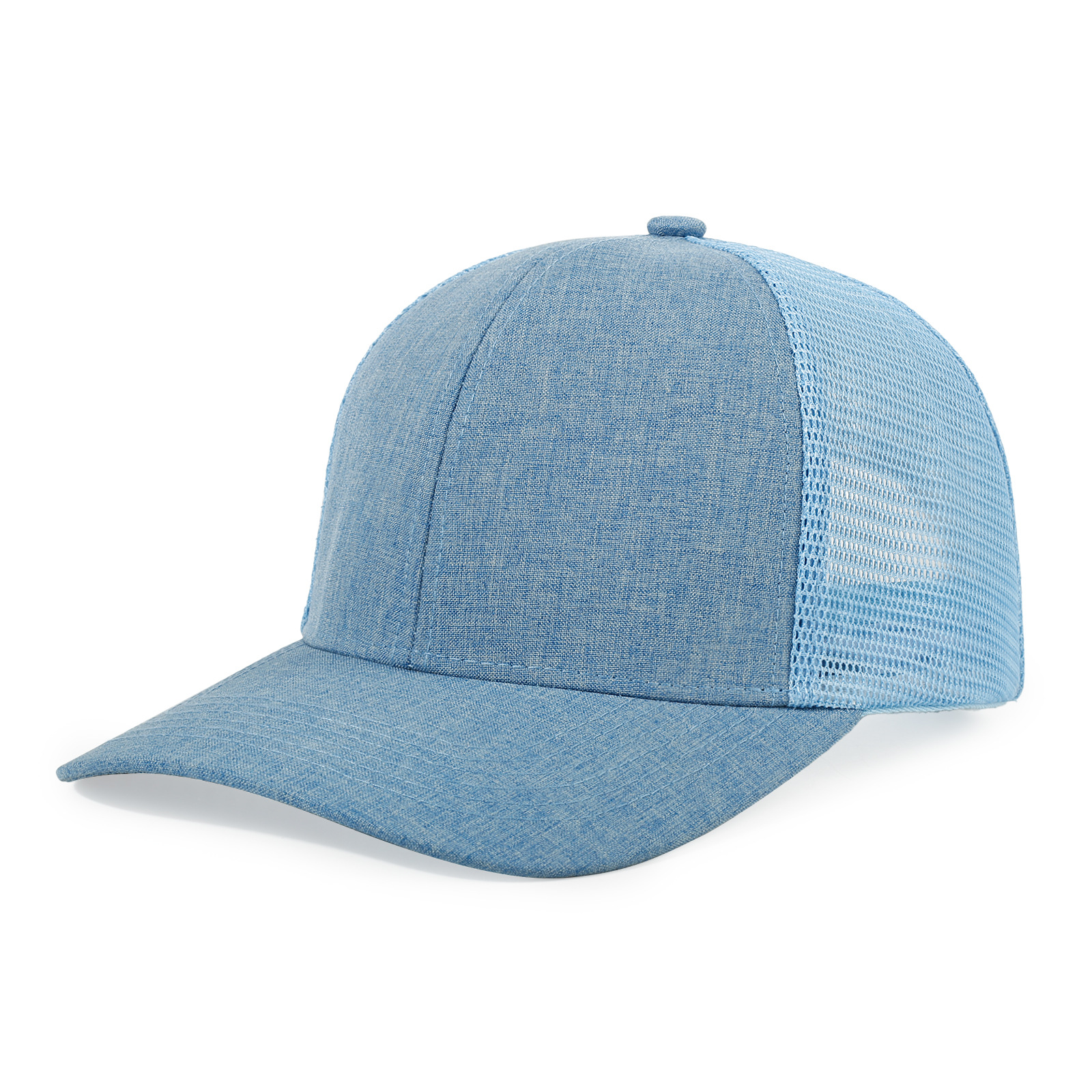 Hard Top Flat Brim Hat Hip Hop Casual Shade Cap Micro Curved Brim Baseball Cap Customized Trucker Hat details Picture