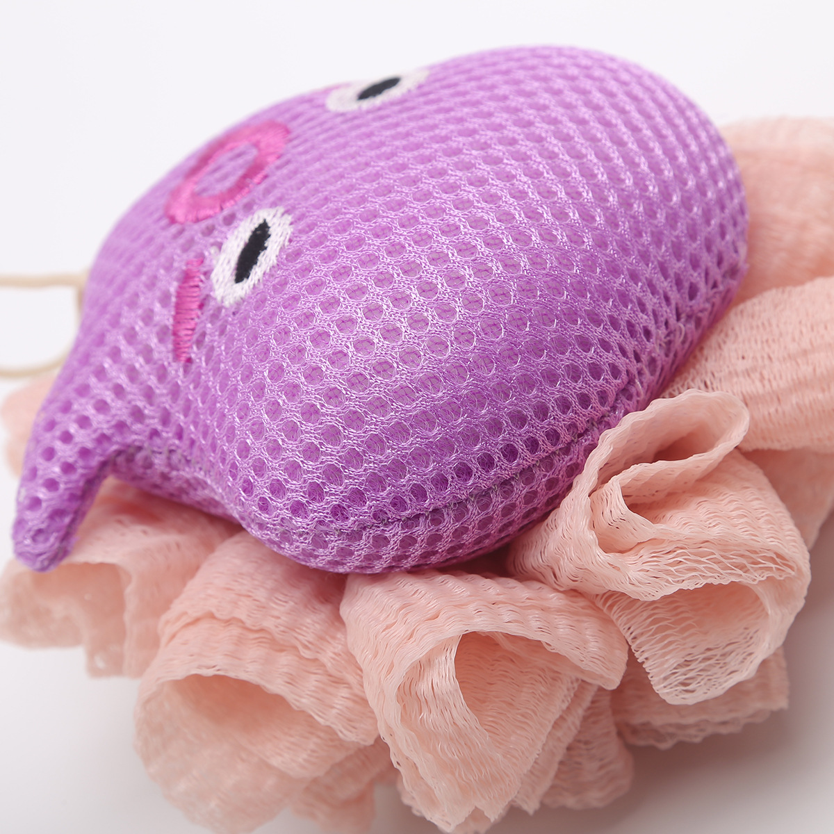 Octopus Bath Flower Hanging Foam Does Not Loose Fashion Soft Cute Ins No Pain No Pain Large Girl Bath Ball Bath Specification drawing