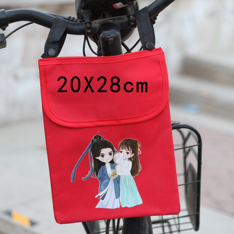 Wholesale hanging bags, electric bike hanging bags, bicycle front bags, bike baskets, mobile phone bags, storage bags, men's and women's storage baskets Application Scenario
