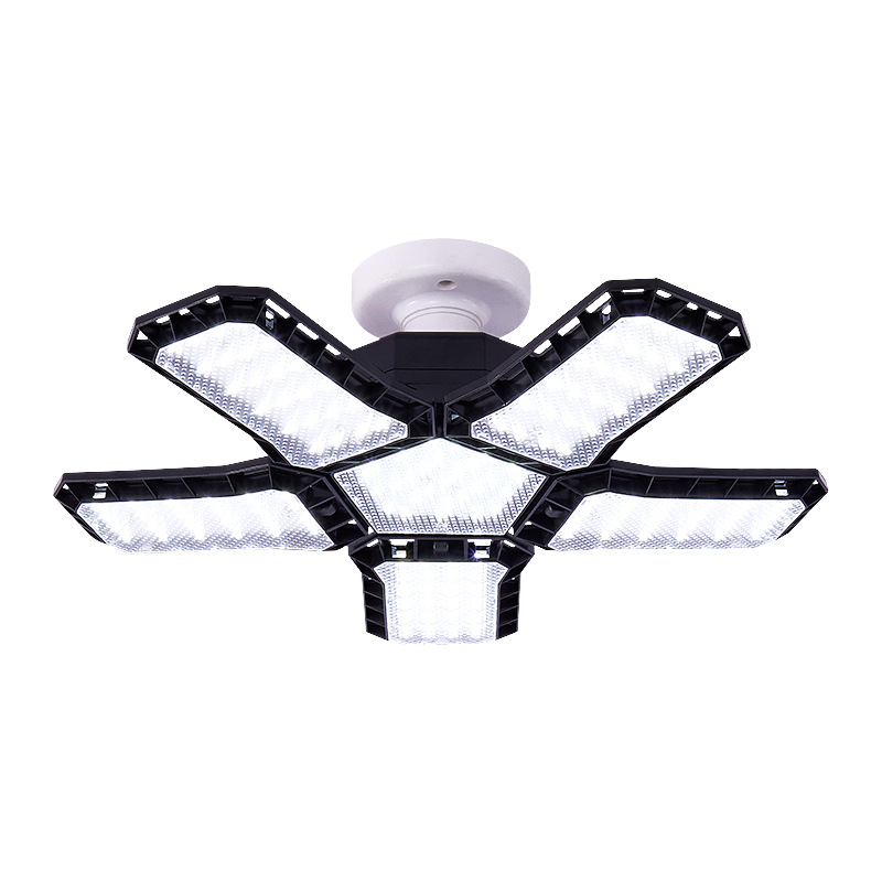 New Diamond Led Folding Warehouse Leaf Light Bulb Wide Pressure 4 Leaf 60W5 Leaf 80W Amazon Foreign Trade Supply Item Picture