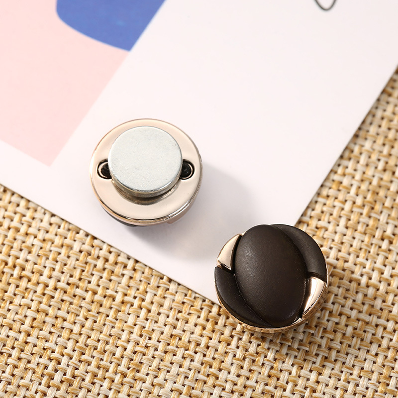 Fashion Temperament Magnetic Scarf Buckle Does Not Hurt Clothes Anti-Slip Clothes Fixed Buckle No Nail No Sew Shirt Buckle Scarf Buckle Specification drawing