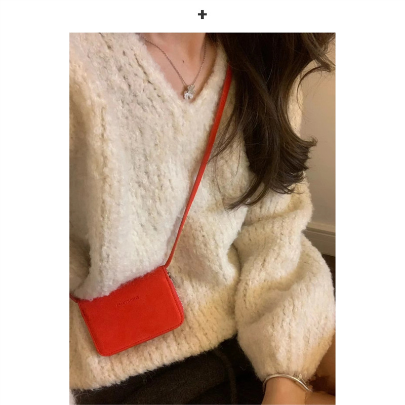 South Korea's Niche Onuk With The Fott Card Bag Layer Stylish Mini Crossbody Bag Hanging Belt Fanny Pack Female Application Scenario