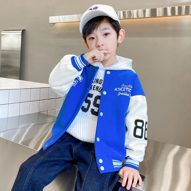 The new autumn collection of boys' jackets in 2022, the Korean style of stylish children's baseball jackets, and the spring trend of boys' and children's tops Application Scenario