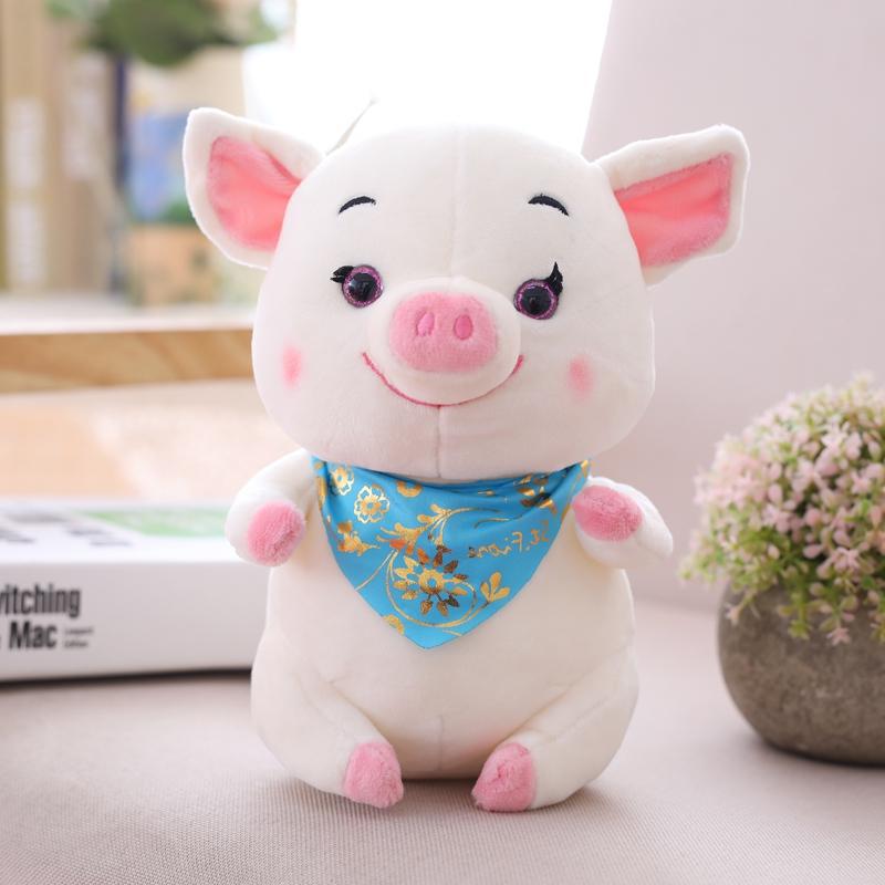 可爱小猪宝宝毛绒玩具批发福猪公仔国潮小猪玩偶儿童生日礼物抛洒