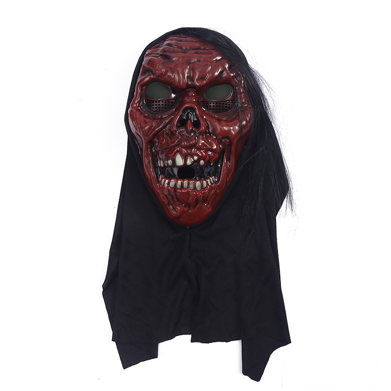 Horror mask Headgear, masquerade ball Skull Ghost Face headgear, Halloween party Skull mask details Picture
