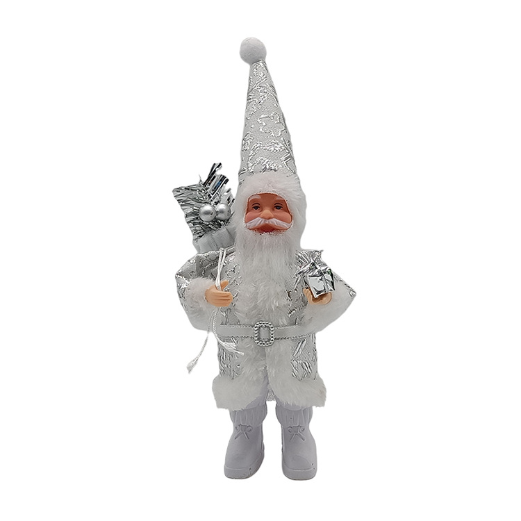 Cheung Chau Christmas Cross Border Spot Santa Claus Standing Old Man Decorated Christmas Tree Small Pendant Christmas Decorations Doll Item Picture