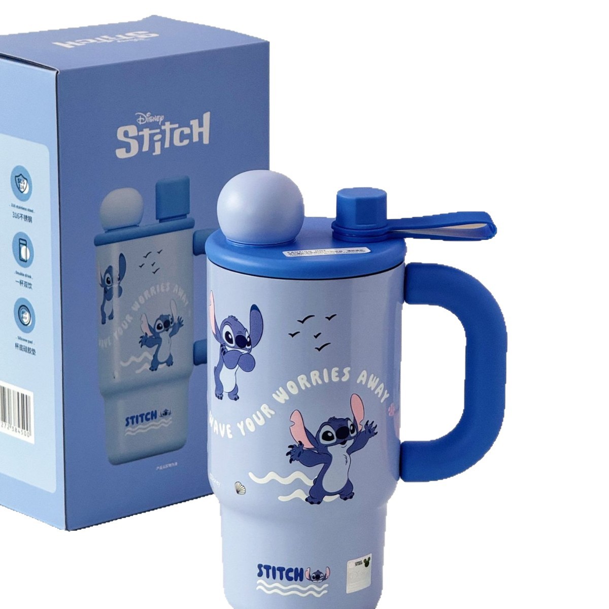 保温杯/水杯/咖啡杯保温杯/儿童保温杯/保温杯真空杯白底实物图