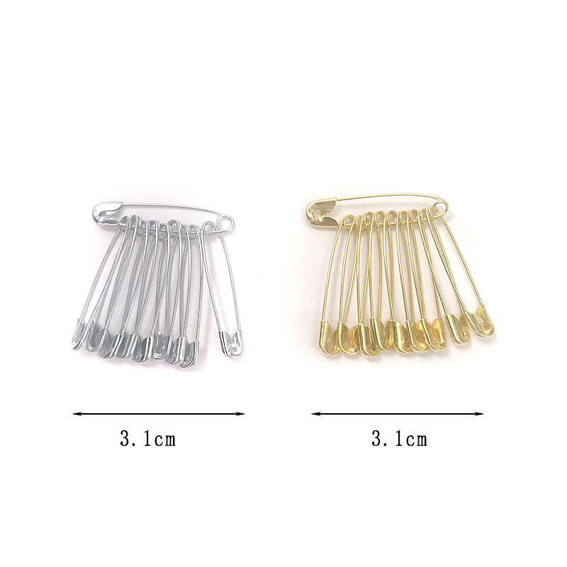 0-4 size gold and silver pin, silk scarf, clasp brooch accessory, daily necessities pin manufacturer in stock wholesale Specification image