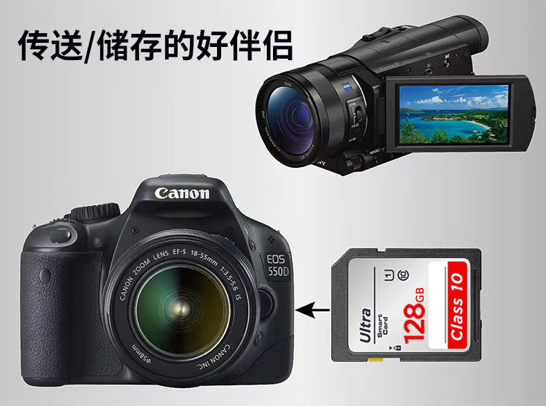 Nikon Camera 256GB Class 10 Ultra Smart Memory Card Reader Set pic 9