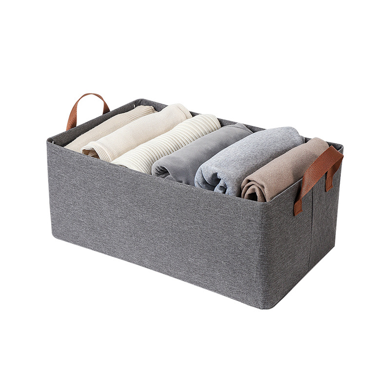 Cationic Clothing Storage Box Household Storage Drawer Type Large Capacity Washable Storage Box Steel Frame Hundred Box Item Picture