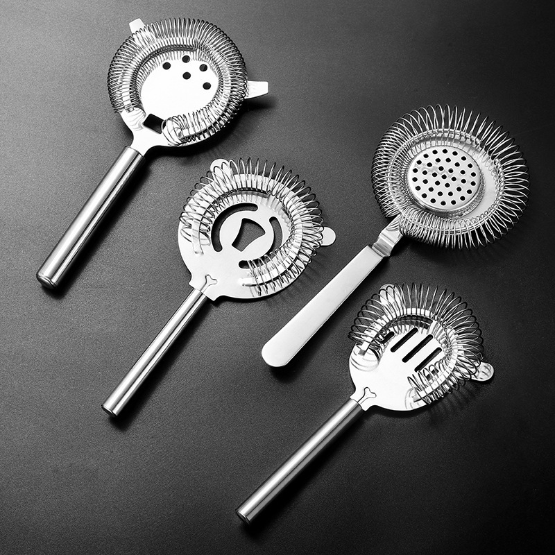 Cross New Stainless Steel Ice Filter Ice Separator Cocktail Shaker Coffee Milk Tea Ice Bar Tool details Picture