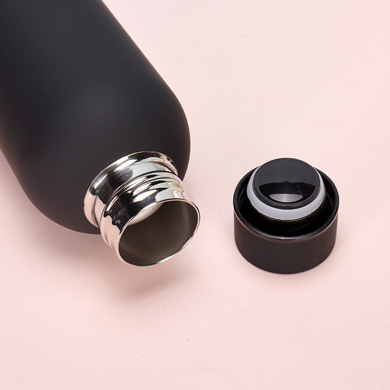 跨境美式304不锈钢小口瓶保温杯真空迷你可乐瓶便携户外运动水壶详情图3